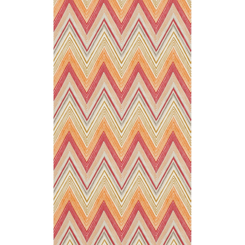 Groove Zig Zag Wallpaper 110851 by Scion in Chilli Stone Grey